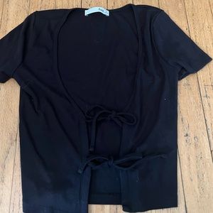 Aritzia Wilfred Free tie top